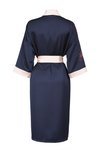 Kimono maxi azul marino de la nueva colección de Pinko de kimonos