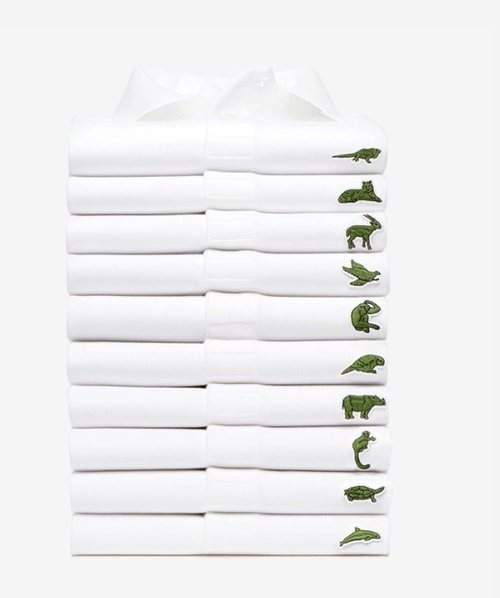 Diez polos Lacoste de una colección exclusiva de animales en peligro de extinción