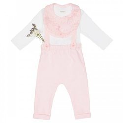 Conjunto de peto y camiseta para niña de la nueva colección de primavera de Benetton 2018