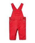Peto en color rojo para niño de la nueva colección de primavera de Benetton 2018