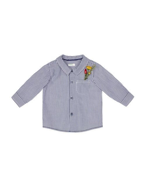 Camisa para niño de rayas de la nueva colección de primavera de Benetton 2018