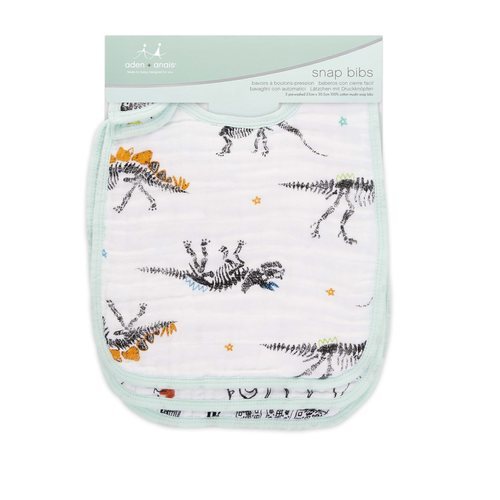 Pack tres babero con estampados de inspiración infantil de Aden+Anais primavera 2018