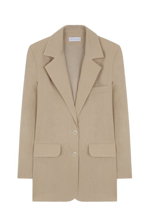 Blazer en color beige de la nueva coleccion primavera/verano 2018 de Betolaza