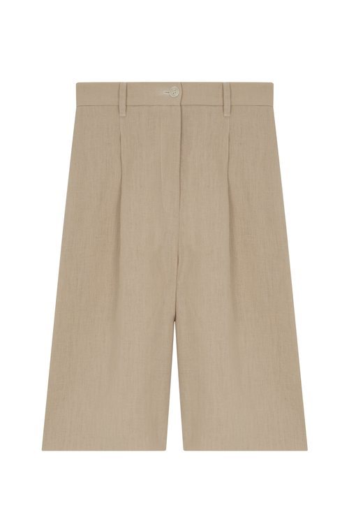 Pantalón por debajo de la rodilla beige acampanado de la nueva coleccion primavera/verano 2018 de Betolaza