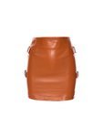 Falda cuero Ophelia camel de la nueva colección primavera/verano 2018 de Osant