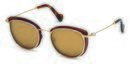 Gafas de sol marrones y moradas de la nueva colección primavera/verano 2018 de Moncler