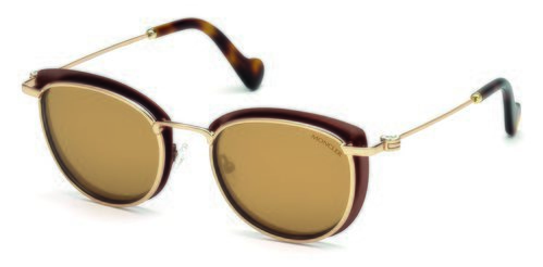 Gafas de sol marrones y moradas de la nueva colección primavera/verano 2018 de Moncler