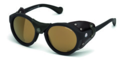 Gafas en color marrón con el cristal polarizado de la nueva colección primavera/verano 2018 de Moncler