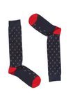 Calcetines en azul marino con estampado de anclas de la firma Naïve 2018