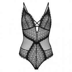 Body de transparencias negras de Hunkermöller primavera/verano 2018
