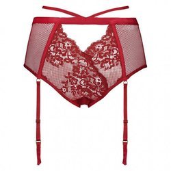 Braguitas con liguero de color rojo de Hunkermöller primavera/verano 2018