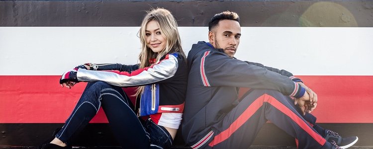 Gigi Hadid y Lewis Hamilton, embajadores globales de Tommy Hilfiger
