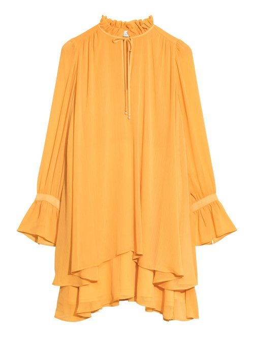 Vestido amarillo de manga larga de la nueva colección cápsula 2018 Bridal de & Other Stories
