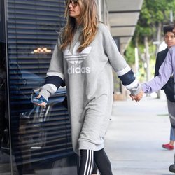 Heidi Klum con un outfit deportivo