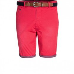 Short rojo con un cinturón marrón de Salsa para la primavera 2018