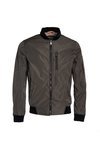 Bomber gris con remates negros de Salsa para la primavera 2018