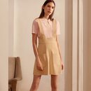 Peto corto camel sencillo de la nueva colección de MAX&Co primavera/verano 2018