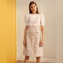 Vestido blanco y con estampados florales de la nueva colección de MAX&Co primavera/verano 2018