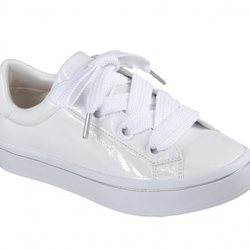 Zapatillas de charol blancas de Skechers Street 2018