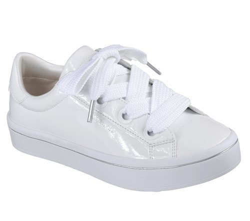 Zapatillas de charol blancas de Skechers Street 2018
