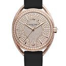 Reloj con la esfera repleta de diamantes de la colección Liens Lumière de Chaumet