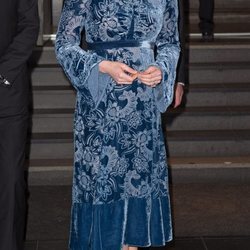 Kate Middleton con un vestido de corte asiático en su visita oficial a Fotografiska