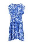 Vestido azul con estampado de frutas en color blanco de la nueva colección cápsula primavera/verano 2018 Bridalde & Other Stories