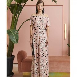 Vestido largo vaporoso de la nueva colección primavera/verano 2018 de Dolores Promesas