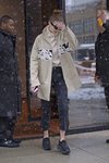 El look de Gigi Hadid bajo la nieve