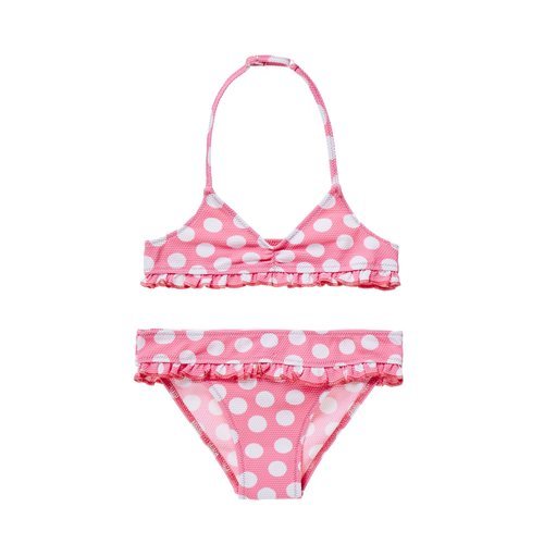 Bikini de lunares de Undercolors of Benetton de su colección verano 2018 kids