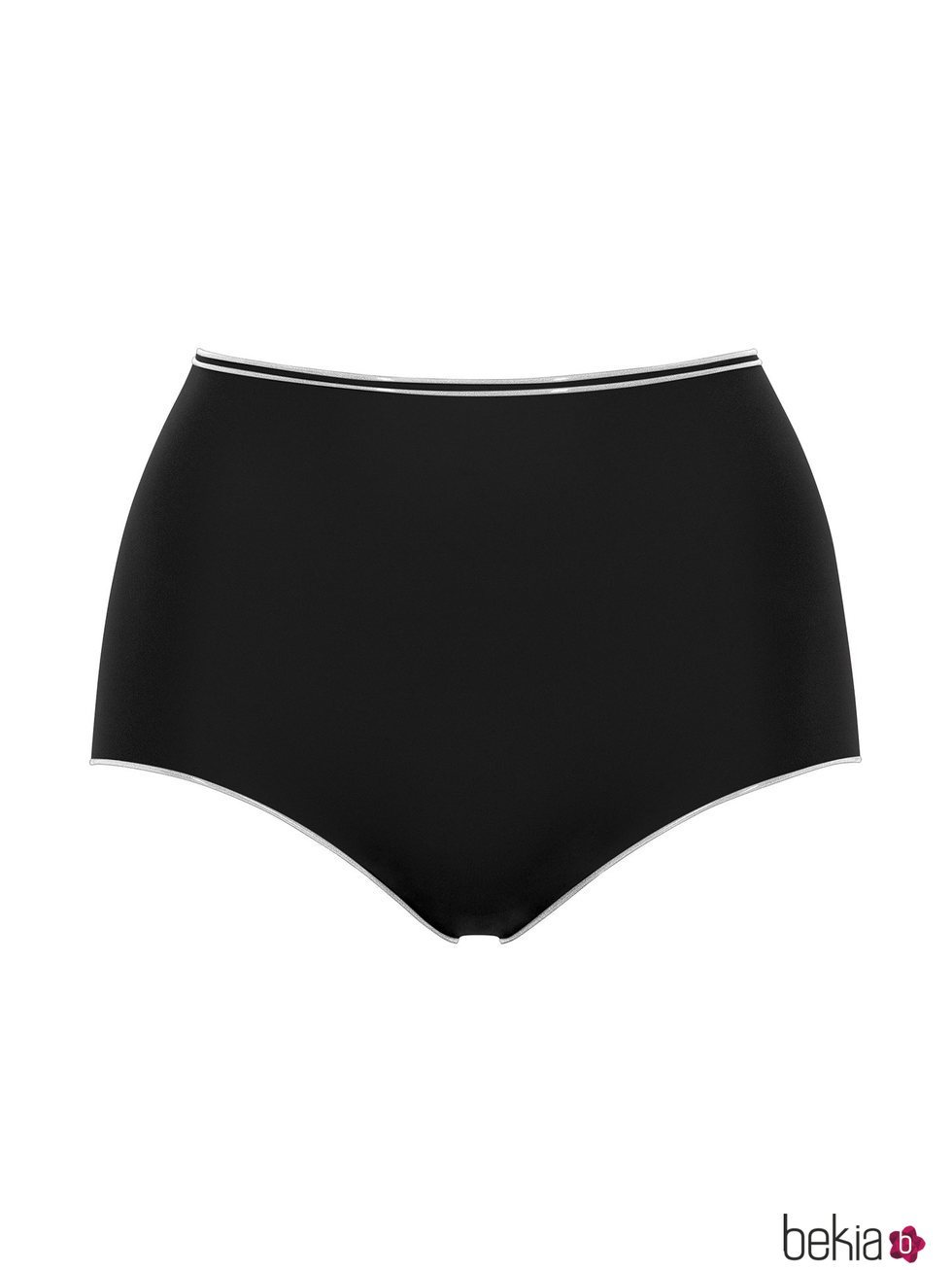 Braguita negra de talle alto de la colección Swim de Wolford