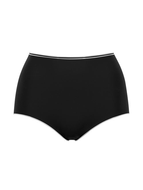 Braguita negra de talle alto de la colección Swim de Wolford
