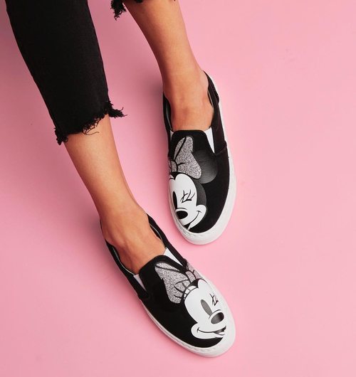 Mocasines de Minnie negros de Chiara Ferragni x Disney