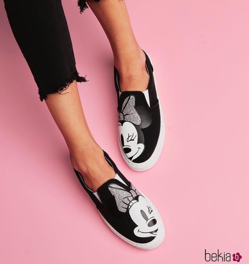 Mocasines de Minnie negros de Chiara Ferragni x Disney