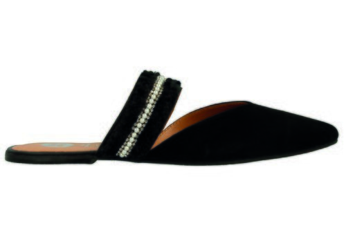 Babucha negra de la colección Gioseppo Woman primavera/verano 2018