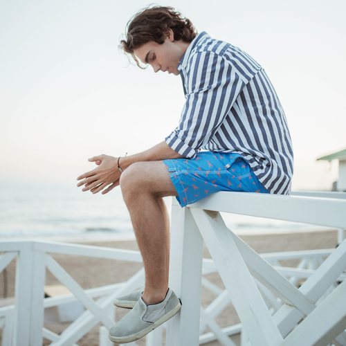 Bañador con estampado de langostas de la nueva colección primavera/verano 2018 de Naïve