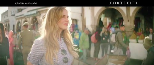 Martina Klein en el film 'Por si acaso' de la nueva campaña de Cortefiel 2018