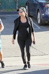 Eva Longoria con un total look black en Los Ángeles