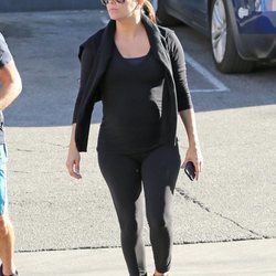 Eva Longoria con un total look black en Los Ángeles