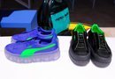 Zapatillas en color neón de la presentación de la nueva colección de Fenty x Puma by Rihanna