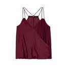 Blusa color vino de Sisley para el Día de la Madre