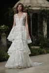 Vestido inspiración boho de la colección Atelier 2019 de Pronovias en la Barcelona Bridal Fashion Week 2018