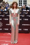 Ana María Polvorosa con un vestido brillante en el Festival de Cine de Málaga 2018