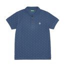 Polo azul marino de la nueva línea de Benetton Kids