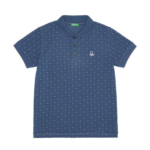 Polo azul marino de la nueva línea de Benetton Kids