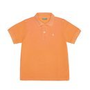 Polo para niño color naranja de la nueva línea de Benetton Kids