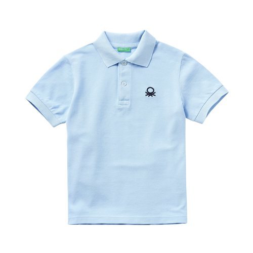 Polo azul cielo de la nueva línea de Benetton Kids