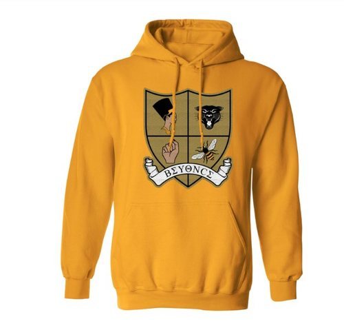 Sudadera amarilla de la colección de Beyoncé inspirada en Coachella