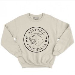 Sudadera de color gris de la colección de Beyoncé inspirada en Coachella