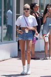 Hailey Baldwin luce crop top en Miami